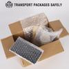 OAFHZMAO Bubble Mailers, 4 x 6 in, 50 Pack, Clear Polyethylene, Double-Walled view 4