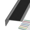 PVC Anti-Slip Edge Guard, L-Shaped Self-Adhesive Stair Profile, Grayish Black, 2.1 m/82.7 in view 1