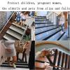 PVC Anti-Slip Edge Guard, L-Shaped Self-Adhesive Stair Profile, Grayish Black, 2.1 m/82.7 in view 4