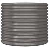 Homgoday Gray Metal Raised Garden Bed Planter, Powder-Coated Steel, 80 x 80 x 68 cm view 3