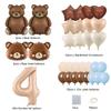32-Piece Bear Balloon Set with Number 4 Balloon, 101.6 cm view 2