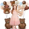 32-Piece Bear Balloon Set with Number 4 Balloon, 101.6 cm view 4
