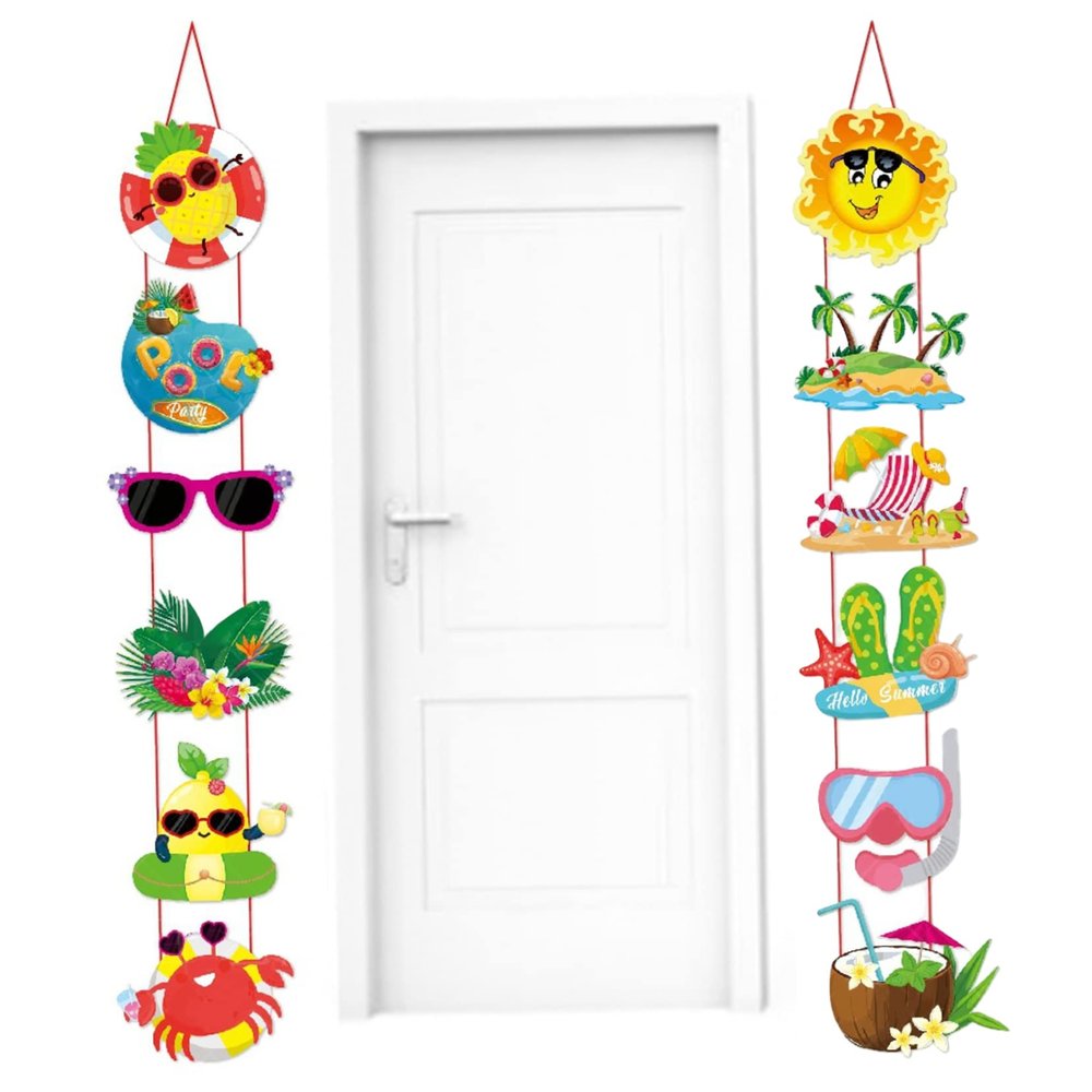 Summer Party Decorative Hanging Door Banner
