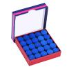 Alomejor Snooker Cue Tips, Glue-On Leather Tips, 13 mm view 1