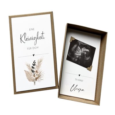 Pregnancy Announcement Gift Box | You’re Going to Be Grandma & Grandpa, Aunt, or Great-Grandpa (Boho)
