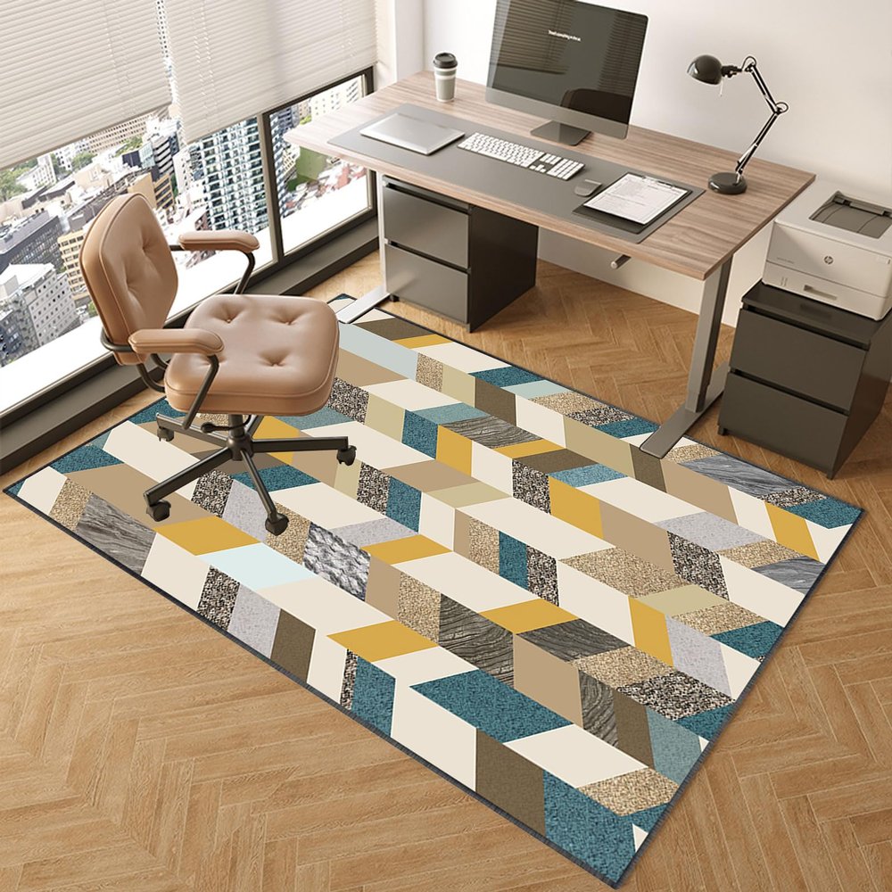 Scratch-Resistant Anti-Slip Office Chair Floor Mat