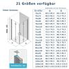 DOOLEEWEE Corner Shower Enclosure 70 x 120 x 195 cm view 3