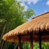 ZHWFDC Synthetic Thatch Roofing, Artificial Mexican Straw Roll for Garden Fence, Beach, Hawaiian Party, Gazebo and Tiki Bar Decor (Size: 0.5 × 1 m) view 4