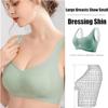 GDKRTNAJ Women's Push-Up Vest-Style All-in-One Bra, Seamless Ice-Silk Lace Cool Lift-Up Air Bra (A+E, 2XL) view 2