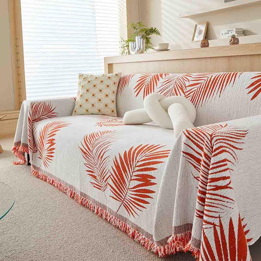 HLTQL XXL Sofa Throw Blanket, Non-Slip Sofa Protector for L-Shaped Sectionals, #314, 180 x 260 cm