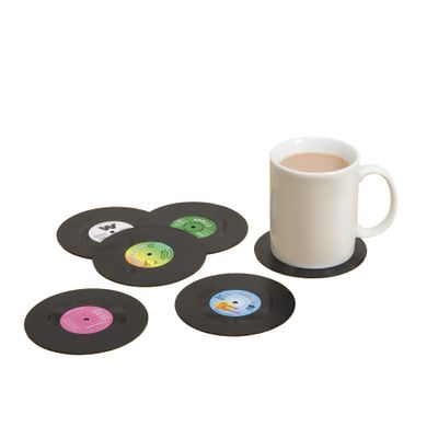 KIERANR Spinning Hat Retro Vinyl Coasters/3269