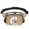 Maltese Dog Belt Bag, Cute XL Waist Pack view 1