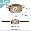 Maltese Dog Belt Bag, Cute XL Waist Pack view 2