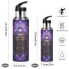 Linnyio Purple Abstract Horoscope Insulated Stainless Steel Water Bottle, Leakproof, BPA-Free, 1,000/600 mL view 2