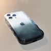 KIHAUV Transparent Gradient Wave Case with Lens Protection for iPhone 13 view 4