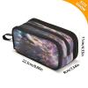 Wolf Purple Space Pencil Case for Boys, Girls, and Students view 3
