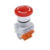 NVVVNX LAY7 Self-Reset Double-Head Pushbutton Switch, Red/Green, Illuminated LA37 Flat-Head 22 mm (Color: LA37 Yellow NO/NC) view 3