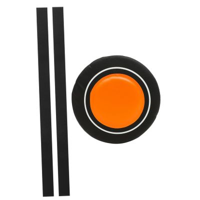 KOMBIUDA Wall-Mounted Boxing Strike Pad, PU Leather, Orange