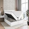 ALTDECOR ERNINA Box Spring Bed with H4 Mattress, 180 x 200 cm, White view 3