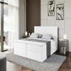 ALTDECOR ERNINA Box Spring Bed with H4 Mattress, 180 x 200 cm, White view 4