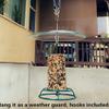 Plastic Bird Feeder Squirrel Baffle, Transparent Dome Cover view 2
