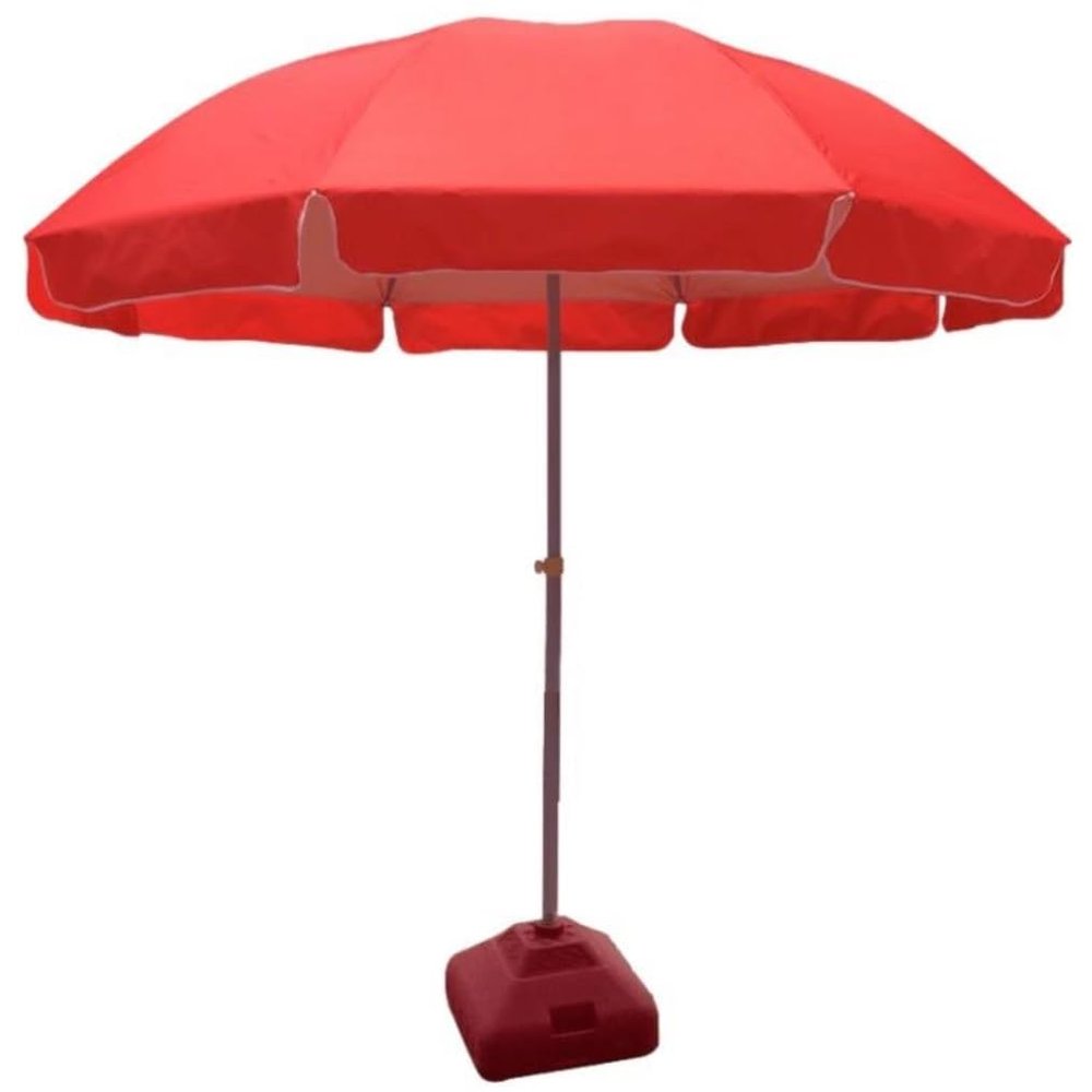 8.5 ft/2.6 m Patio and Beach Umbrella with Base