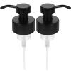 304 Stainless Steel Soap Dispenser Pumps, 2-Pack, 44 mm, Black view 1
