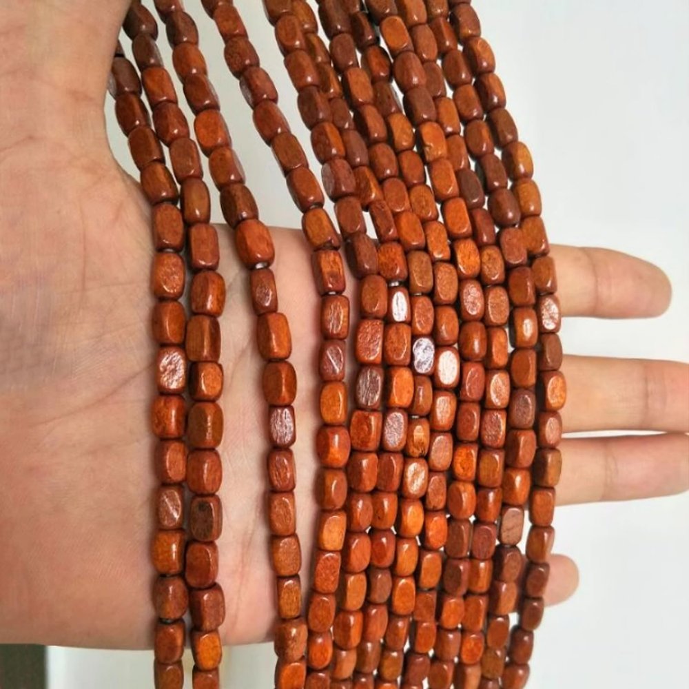 Natural Bamboo Beaded Curtain, Customizable, 130 x 180 cm, 160 Strands