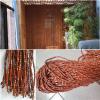 Natural Bamboo Beaded Curtain, Customizable, 130 x 180 cm, 160 Strands view 4