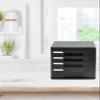 asdchZen Filing Cabinet with Drawer, Desktop File Organizer view 3