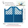 ZXCVBNAS Solid Wood Self-Closing Saloon Swing Door, Blue, W70 × H100 cm view 2