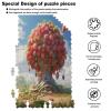 Strawberry Wooden Puzzle, 1,000 Pieces, for Adults and Teens, Family Puzzle Game with Poster, 78 x 53 cm view 4