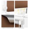 Estika Blackout Roller Blind Without Drilling, 62 x 150 cm, Brown, Thermal Blind view 3