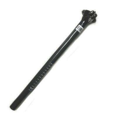 HTOGKKCG 3K Carbon Fiber Bicycle Seatpost, Road/MTB, 25.4/28.6/30.4 mm, 350 mm (Shiny, 30.4 x 400 mm)