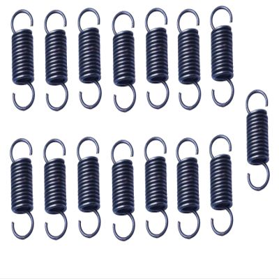 15-Piece Extension Spring Set, 30 mm, 1.0 mm Wire Diameter, 8 mm Outer Diameter