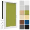 Estika Blackout Roller Shade, No Drilling, 43 x 220 cm, Green, Thermal Shade view 1