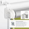 Estika Blackout Roller Shade, No Drilling, 43 x 220 cm, Green, Thermal Shade view 2