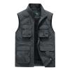 KBOPLEMQ Men's Outdoor Vest, Lightweight Fishing Vest with Multiple Pockets, Hunting, Camping, Hiking, Sleeveless Leisure and Work Vest view 1