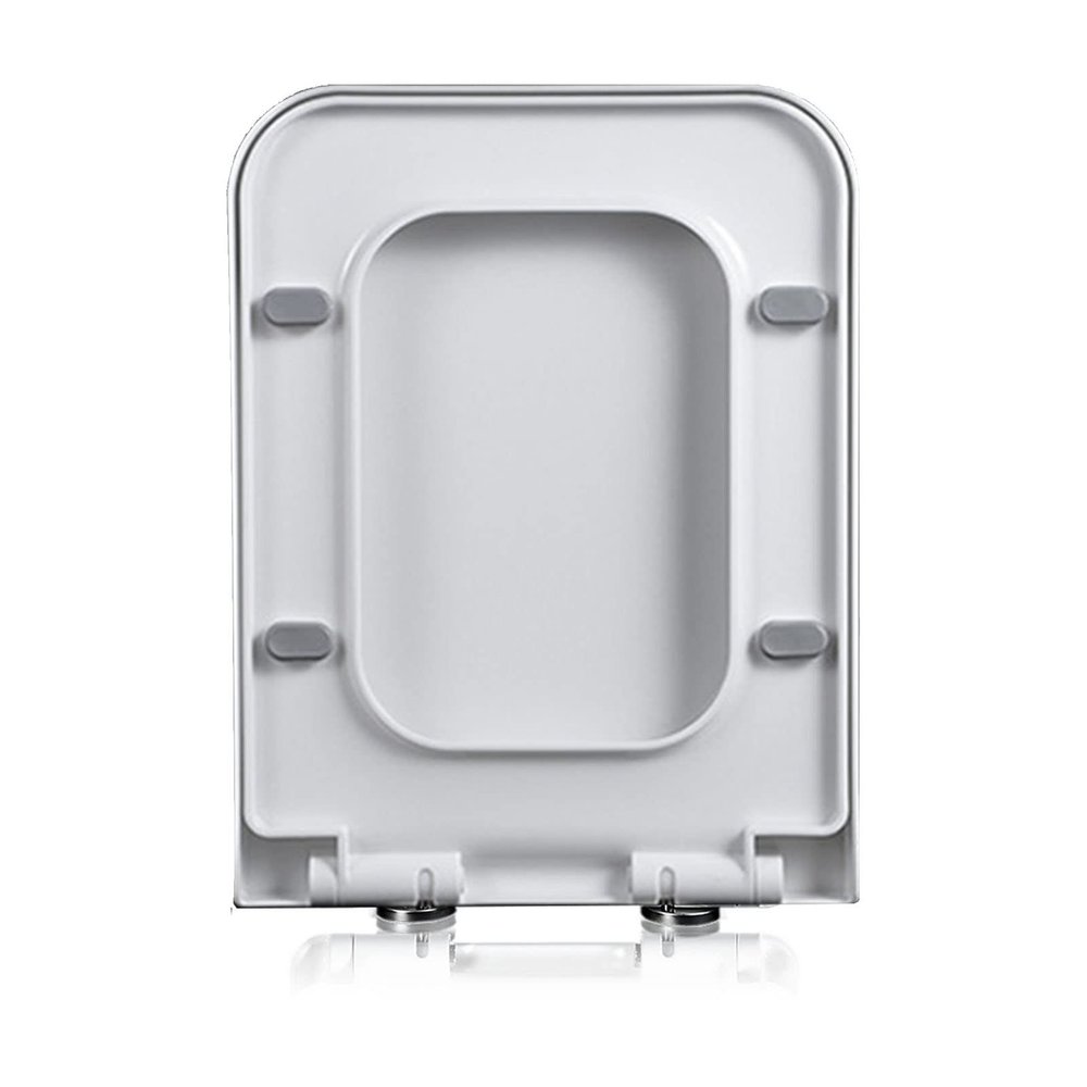 Giural Square Toilet Seat with Soft-Close Lid, 36 × 47 cm