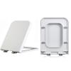 Giural Square Toilet Seat with Soft-Close Lid, 36 × 47 cm view 2