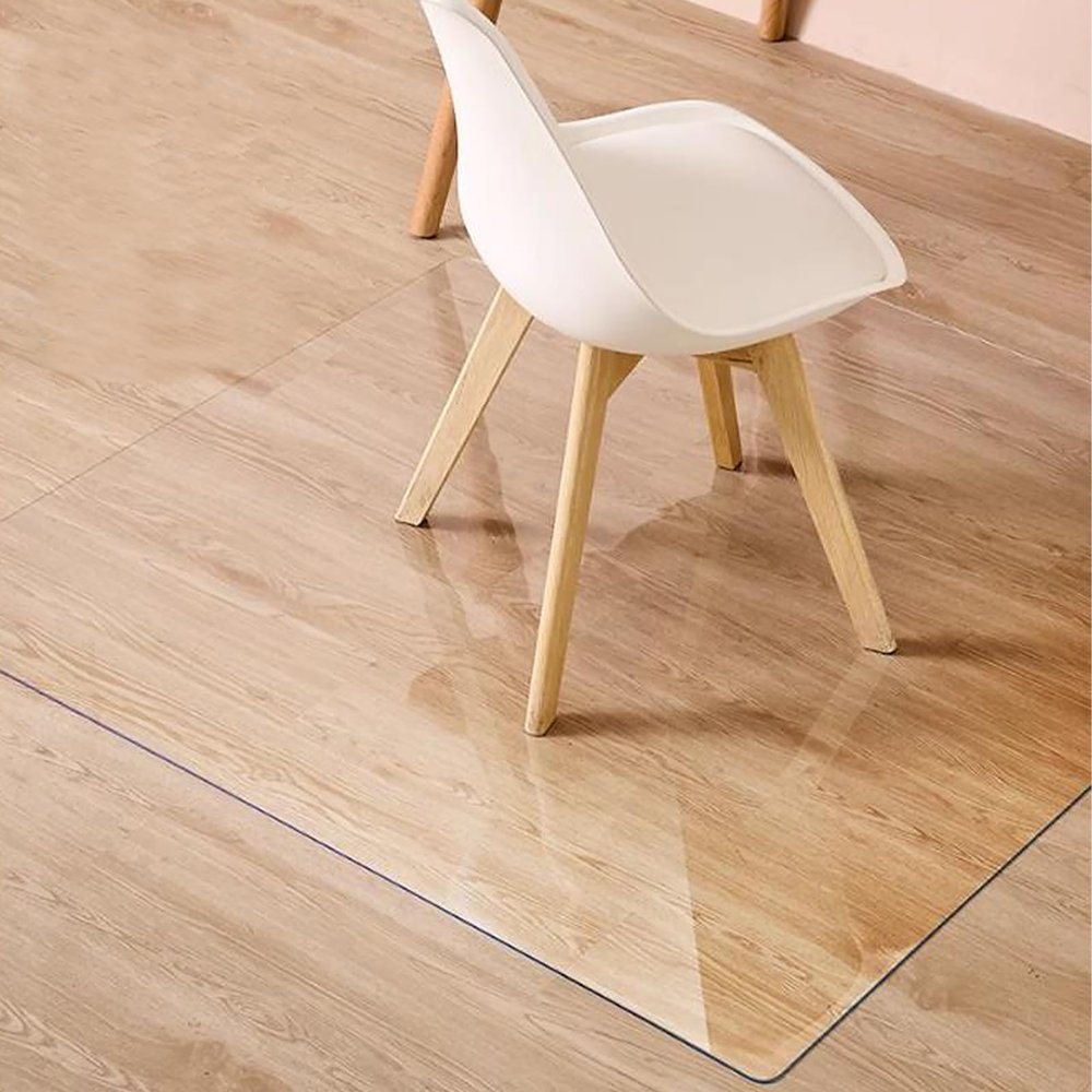1.5 mm Transparent Chair Mat for Hard Floors, 60 × 90 cm