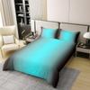 Loussiesd Blue and Black Ombre Bedding Set, 155 x 220 cm, 100% Cotton view 2