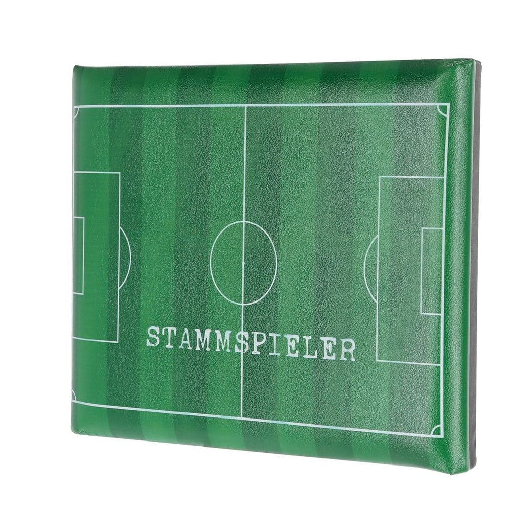 Geschenkestadl Football Beer Crate Seat, Green, 43 x 33 cm