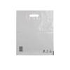 100 Eco-Conscious Plastic Bags, 45 + 5 x 55 cm, White, COEX LDPE 50 microns view 1