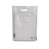 100 Eco-Conscious Plastic Bags, 45 + 5 x 55 cm, White, COEX LDPE 50 microns view 4