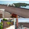 Wzmazingly Balcony Privacy Screen, Brown, 50 x 470 cm view 2