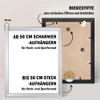 RICO Puzzle Frame 61 x 91.5 cm, Brushed Aluminum Decor view 3