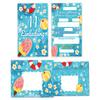 Minkocards 12 Swimming Pool Invitations for an 11th Birthday Party, with Envelopes, Party Bags and Stickers view 2