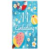 Minkocards 12 Swimming Pool Invitations for an 11th Birthday Party, with Envelopes, Party Bags and Stickers view 3