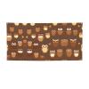 Cute Brown Cartoon Owl Personalized Banners and Signs view 1